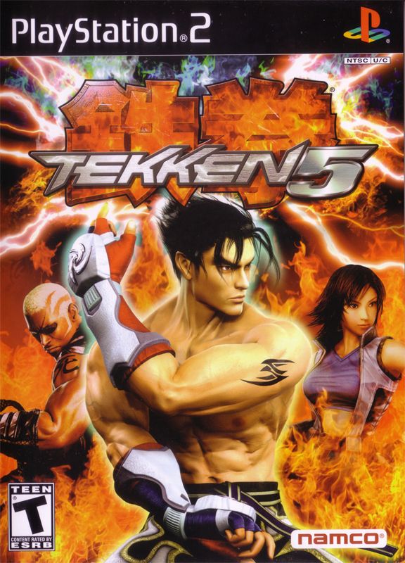 Tekken 5 box art for Playstation 2